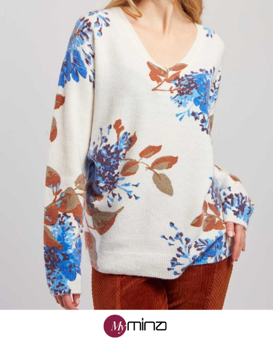 Maglione floreale